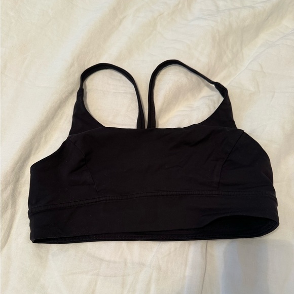 Lululemon train times black sports bra size 8 - Picture 2 of 3